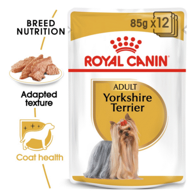 Royal Canin Breed Health Nutrition Yorkshire Adult (Wet Food - Pouches) 12 x 85 g