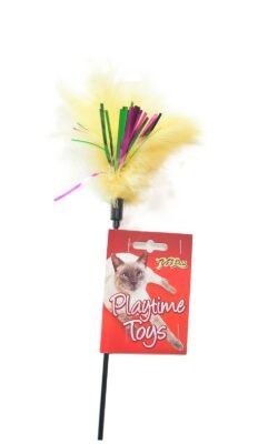 Kat Tikkler Feather with Ribbon - Assorted Colours