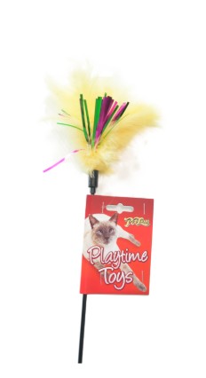 Kat Tikkler Feather with Ribbon - Assorted Colours