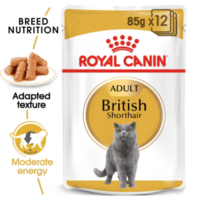 Royal Canin Feline Breed Nutrition British Shorthair (Wet Food - Pouches) 12 x 85 g