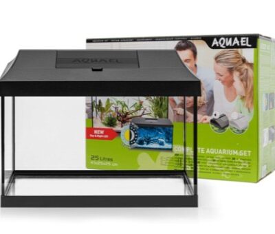Aquael Aquarium Set Leddy Plus Day&night 40-Black-41x25x25cm [25Litre]